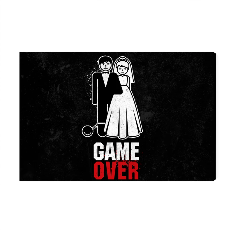 تابلو شاسی عرش مدل فانتزی ازدواج Game over کد As2008