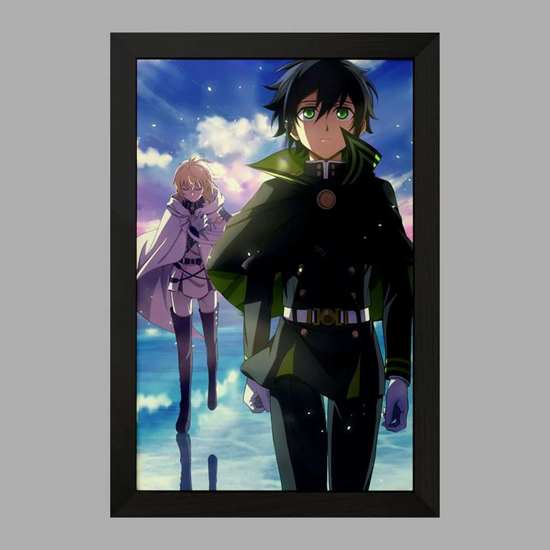 تابلو خندالو مدل یویچیرو و میکائیل انیمه اسرافیل پایانی  کد 12662