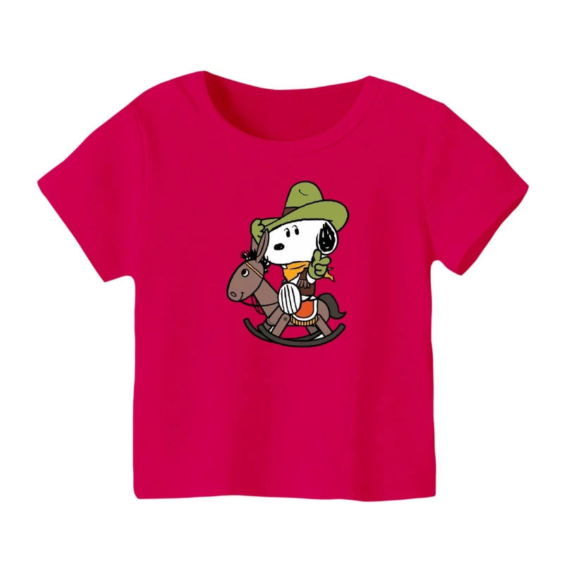 تی شرت آستین کوتاه بچگانه مدل اسنوپی کد ۹۲