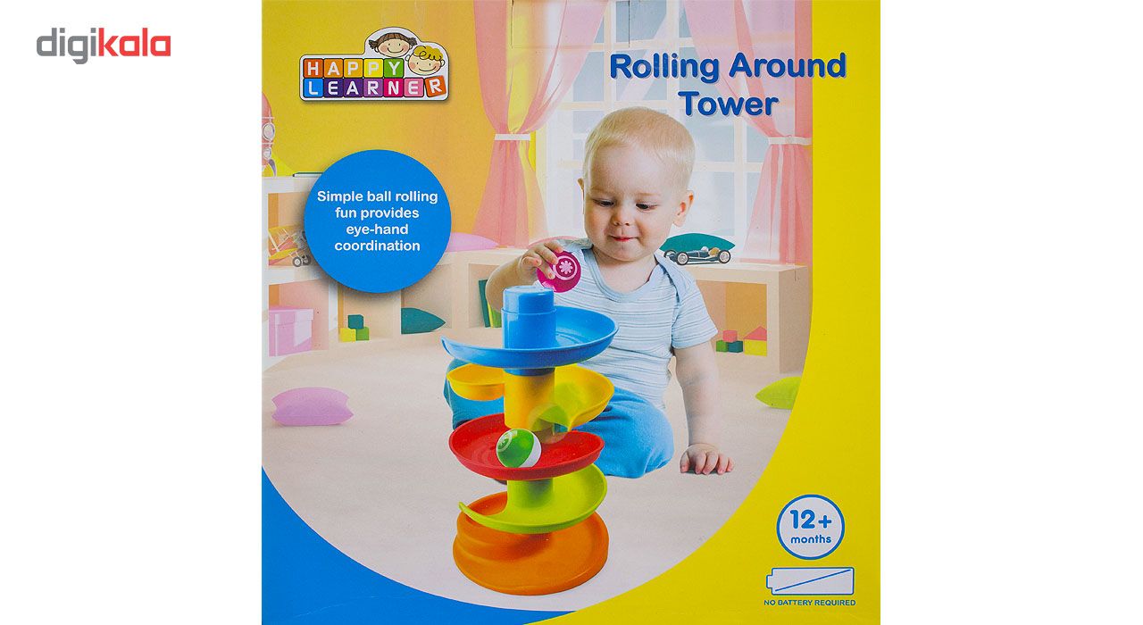 بازی آموزشی هپی لرنر مدل Rolling Around Tower -  - 5