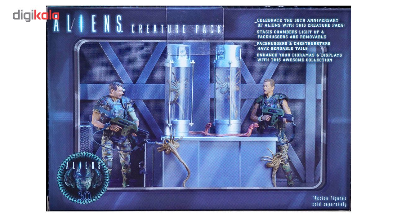 اکشن فیگور نکا سری Aliens مدل 30th Anniversary Alien Deluxe Creature Pack 