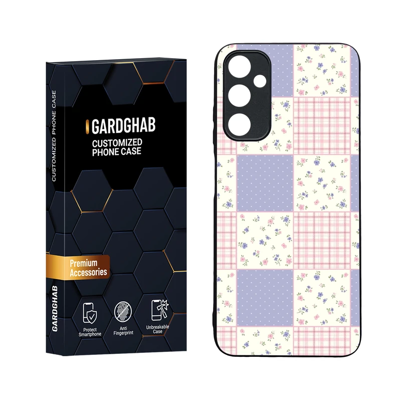 کاور گارد قاب مدل دورژله ای پشت گلس دخترانه مناسب برای گوشی موبایل سامسونگ Galaxy A05s