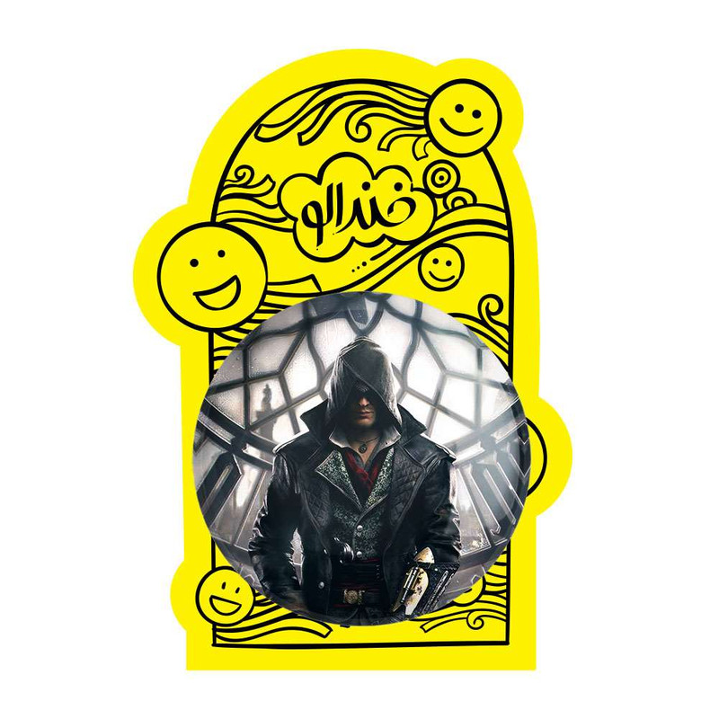 آینه جیبی خندالو طرح اساسینز کرید Assassin Creed کد 4979 آینه جیبی خندالو طرح اساسینز کرید Assassin Creed کد 4979