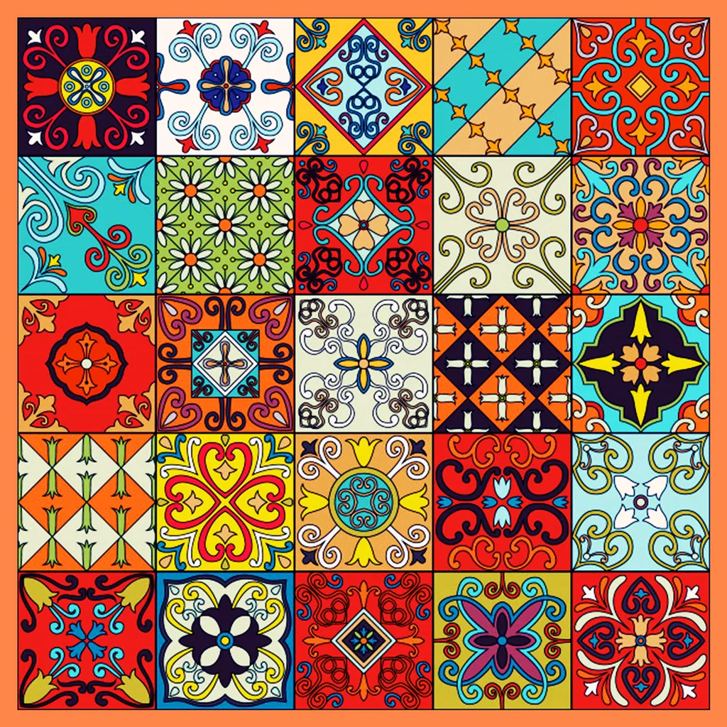 کاور کوسن طرح خشتی کد 9840