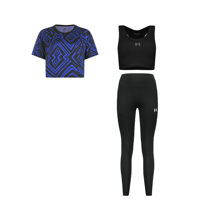 ست سه تکه لباس ورزشی زنانه مدل 4104-1801-56