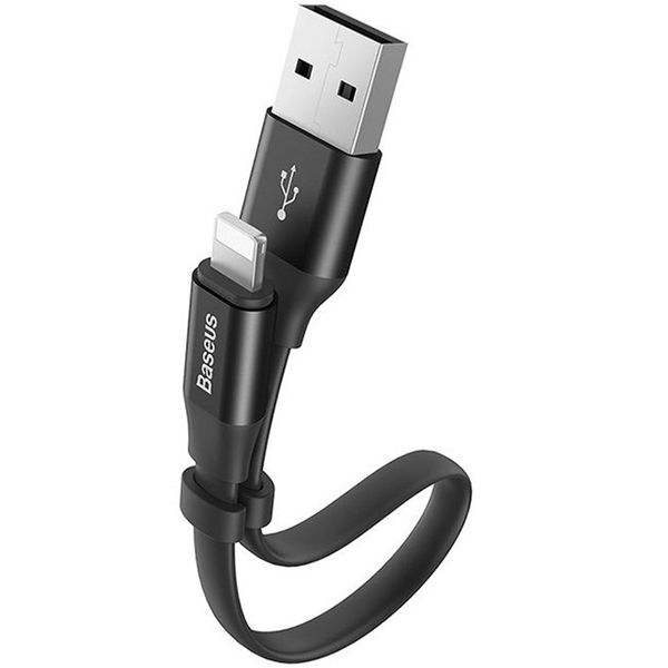 کابل USB به لایتنینگ باسئوس مدل Nimble طول 23 سانتی متر کابل USB به لایتنینگ باسئوس مدل Nimble طول 23 سانتی متر