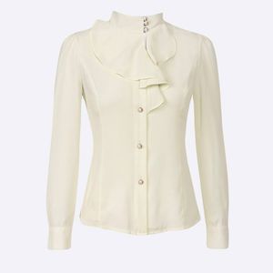 شومیز آستین بلند یقه ایستاده زنانه مدل V-330