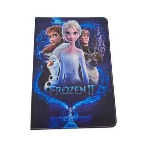 کیف کلاسوری مدل کت کات طرح فروزن2 مناسب برای تبلت اپل ipad air pro 10.2