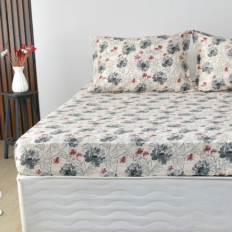 سرویس ملحفه بومرنگ مدل Kayan-120 یکنفره 2 تکه