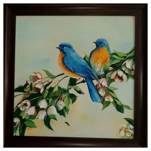 تابلو نقاشی رنگ روغن مدل پرنده