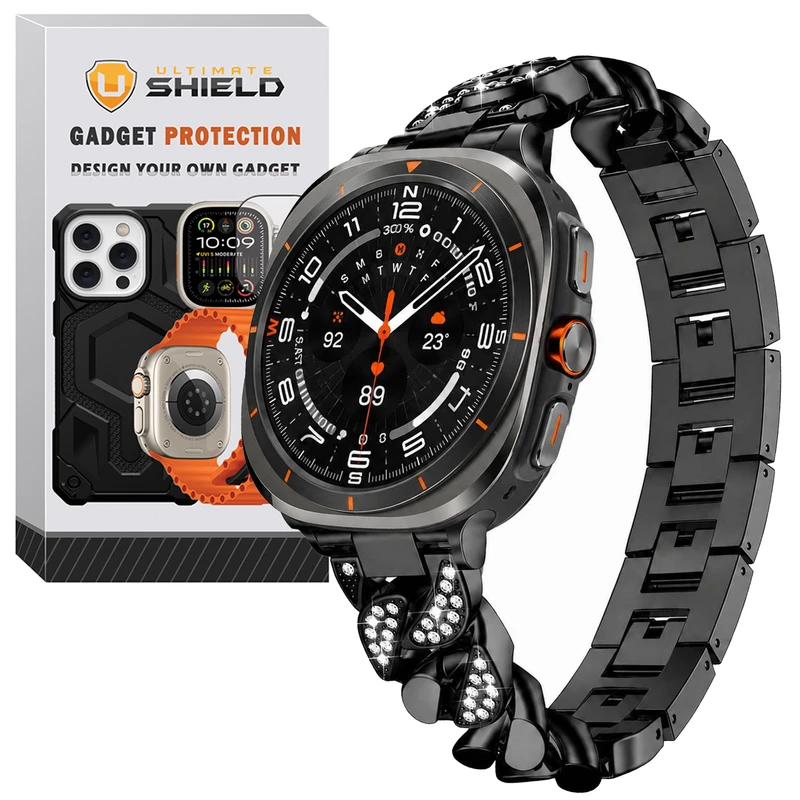 بند آلتیمیت شیلد مدل CTR Diamond NV7 مناسب برای ساعت هوشمند سامسونگ Galaxy Watch 7 Ultra 47mm