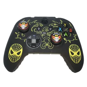 محافظ دسته ایکس باکس سری S/X مدل OR spider man به همراه روکش آنالوگ