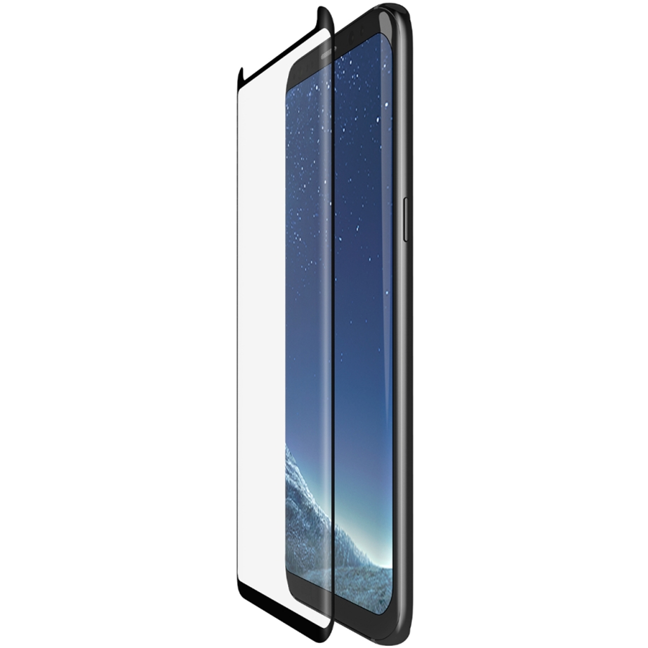 محافظ صفحه نمایش شیشه ای بلکین مدل ScreenForce TemperedCurve مناسب برای گوشی موبایل سامسونگ Galaxy S8 Plus