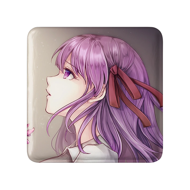 مگنت خندالو طرح ساکورا انیمه فیت استی نایت Fate Stay Night  مدل مربعی کد 22769