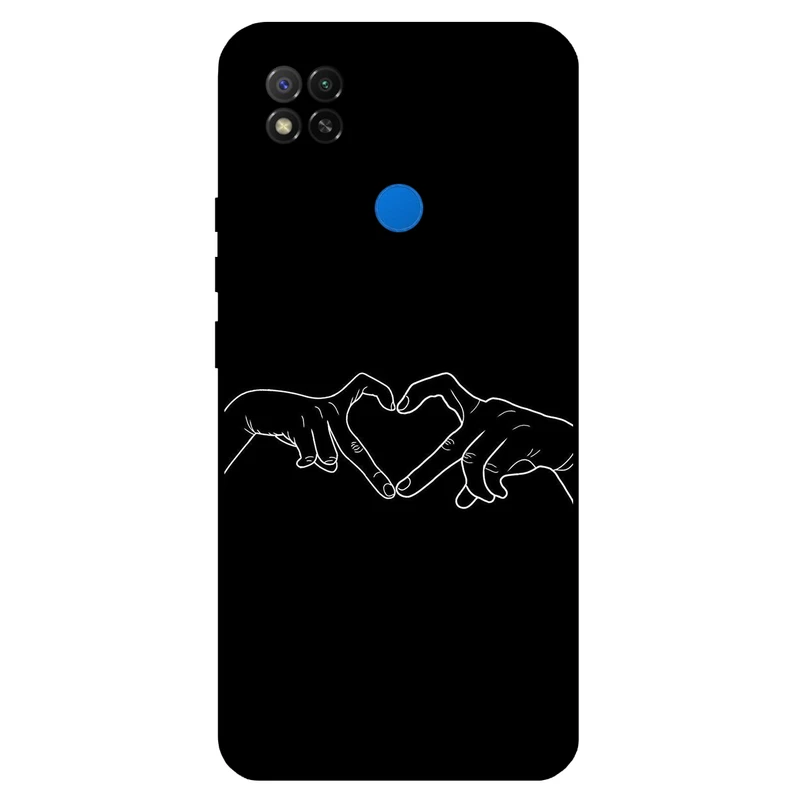 کاور مگافون طرح عشق مدل 1857 مناسب برای گوشی موبایل شیائومی Redmi 9C / 9C NFC