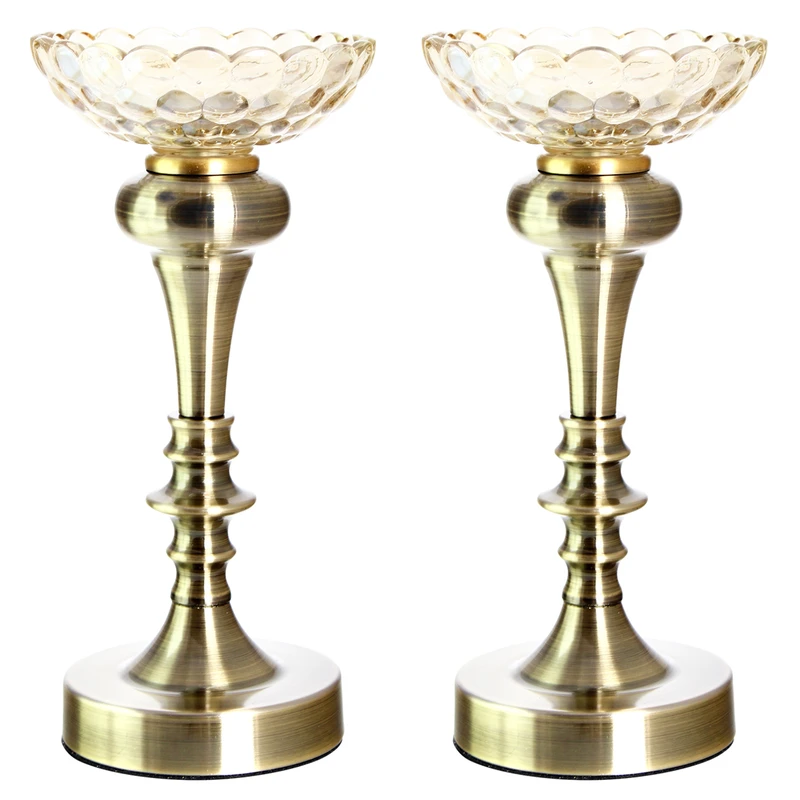 شمعدان طرح انگور کد AL-9040087 مجموعه 2 عددی