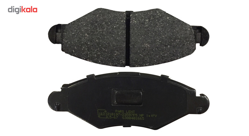 لنت ترمز جلو پارس لنت مدل 23597 مناسب برای پژو 206 تیپ 2و3