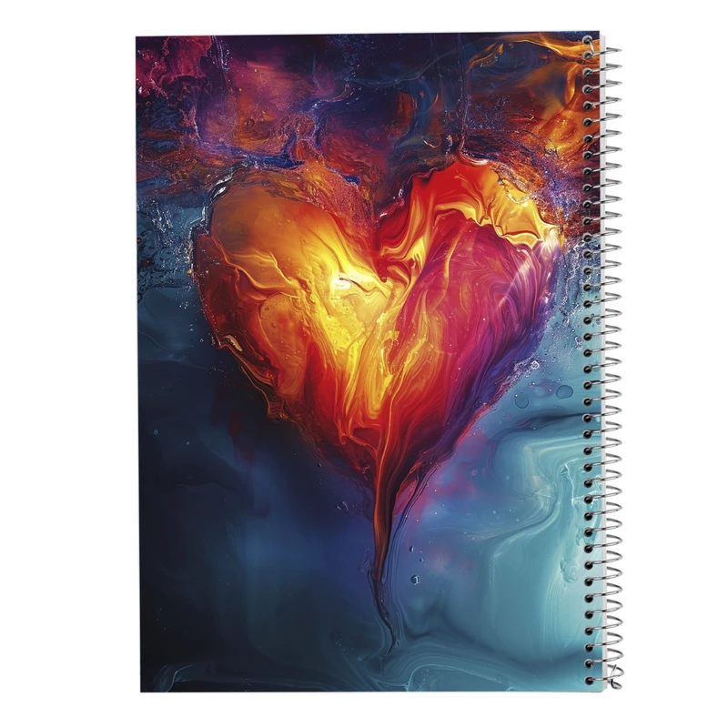 دفتر مشق 100 برگ مدوپد مدل عاشقانه love کد DF14303