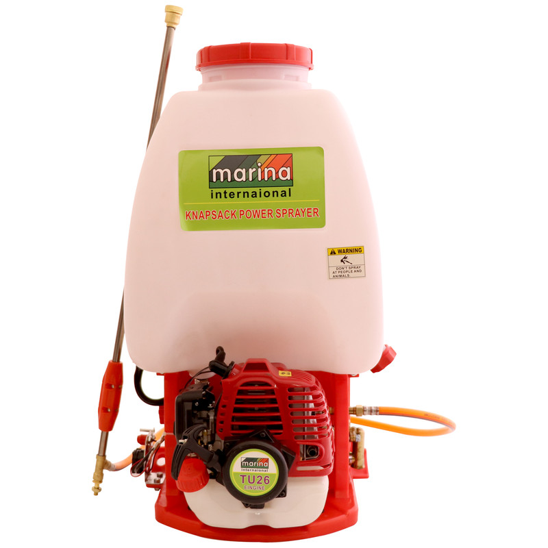 سمپاش موتوری مارینا مدل TU26 حجم 25 لیتر