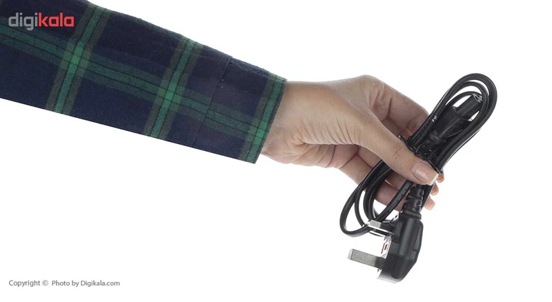 عکس شماره 3 : کابل برق دو پین آی شنگ مدل sp-62 طول 1.5 متر