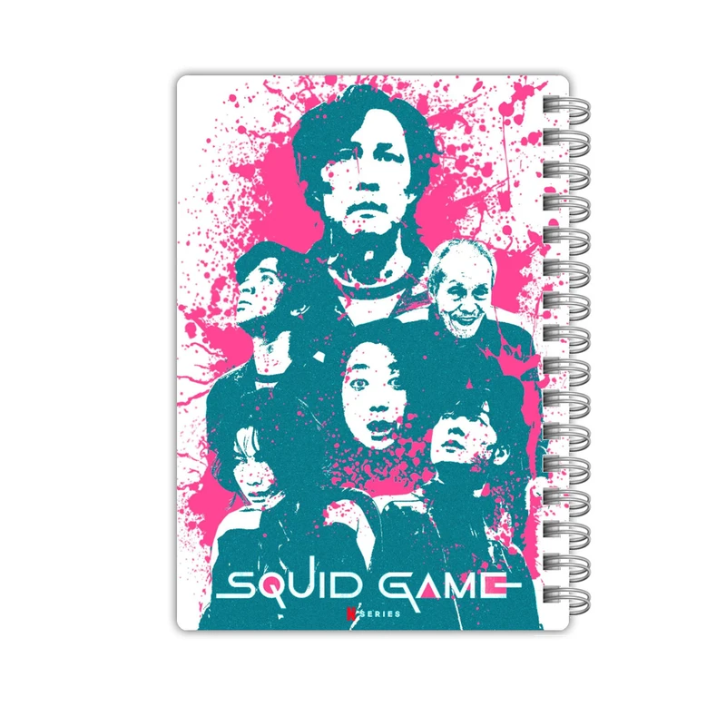 دفترچه یادداشت 50 برگ مدل Squid Game کد 2164