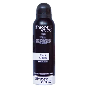 اسپری مردانه سورا آمور مدل BLACK AFGHAN حجم 200 میلی لیتر