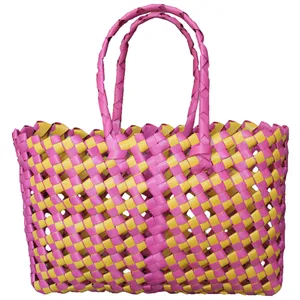 ساک دستی زنانه مدل حصیری کد 002