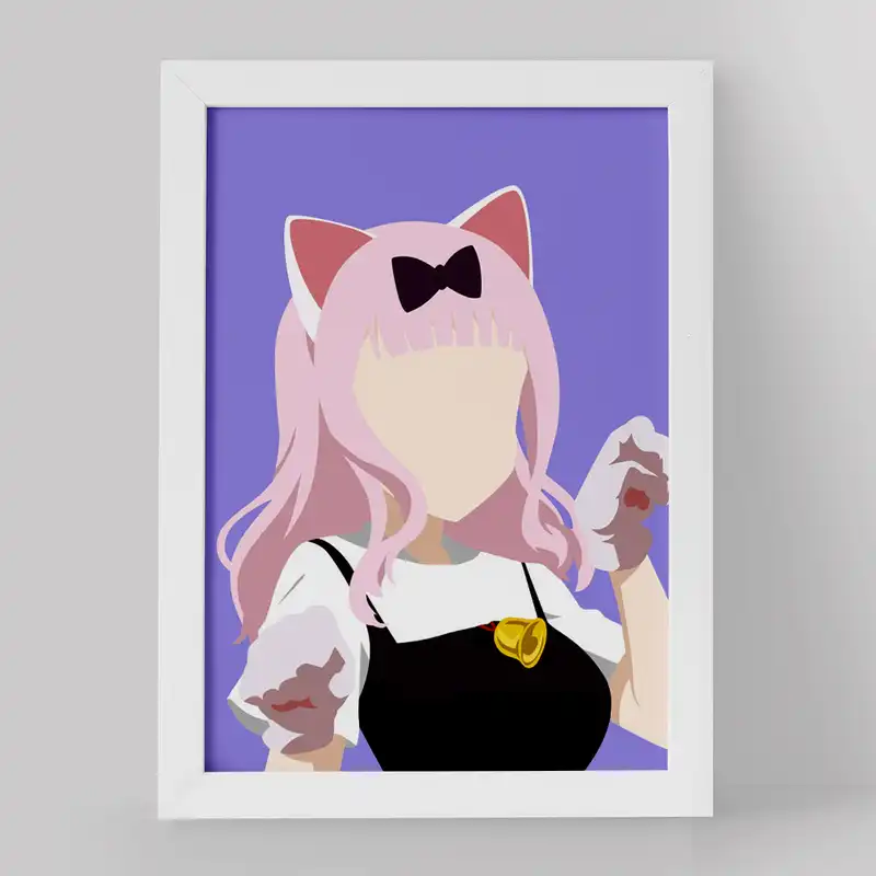 تابلو خندالو مدل چیکا چان انیمه کاگویا ساما کد 16001