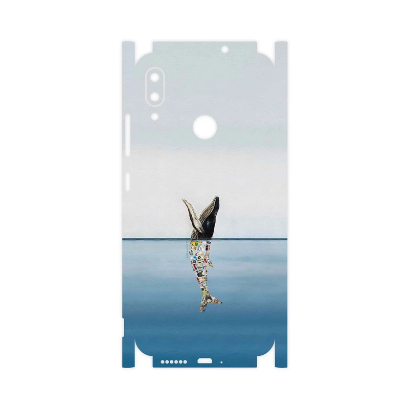 برچسب پوششی ماهوت مدل Collage of Sea Trash-FullSkin مناسب برای گوشی موبایل موتورولا Moto E6 Plus