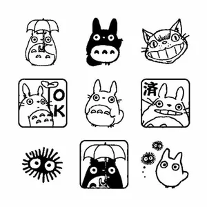 استیکر طرح Totoro anime مجموعه 9 عددی