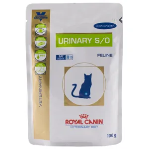 پوچ رویال کنین گربه بدغذا مبتلا به بیماری مجاری ادراری مدل URINARY وزن 100 گرم