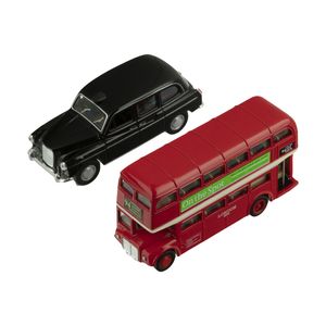نقد و بررسی ماشین اسباب بازی ولی مدل Bus&amp;Taxi مجموعه 2 عددی توسط خریداران