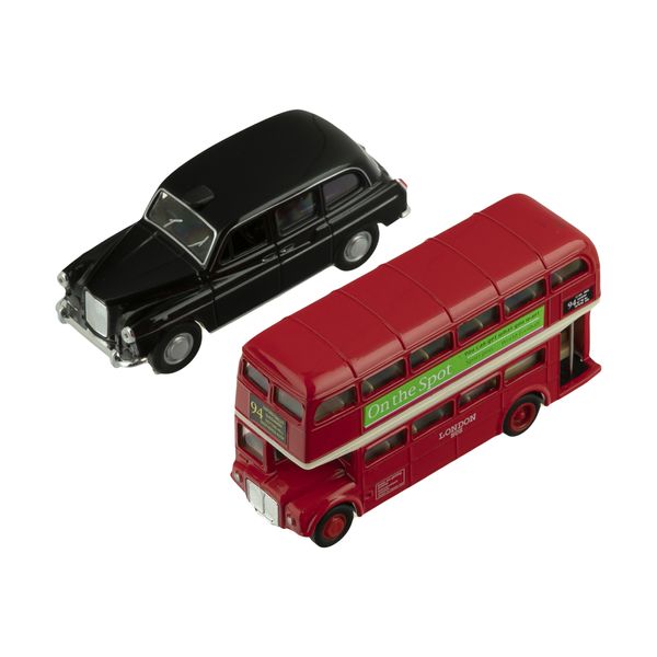ماشین اسباب بازی ولی مدل Bus&Taxi مجموعه 2 عددی