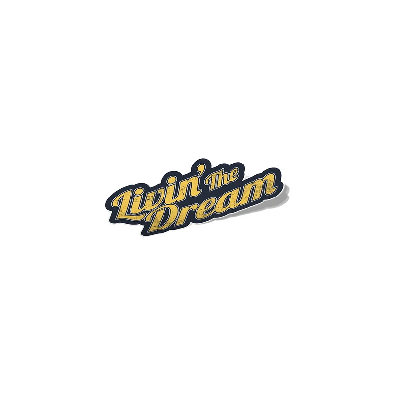 استیکر تزئینی موبایل و تبلت لولو مدل رویاتو زندگی کن LIVING THE DREAM کد 378