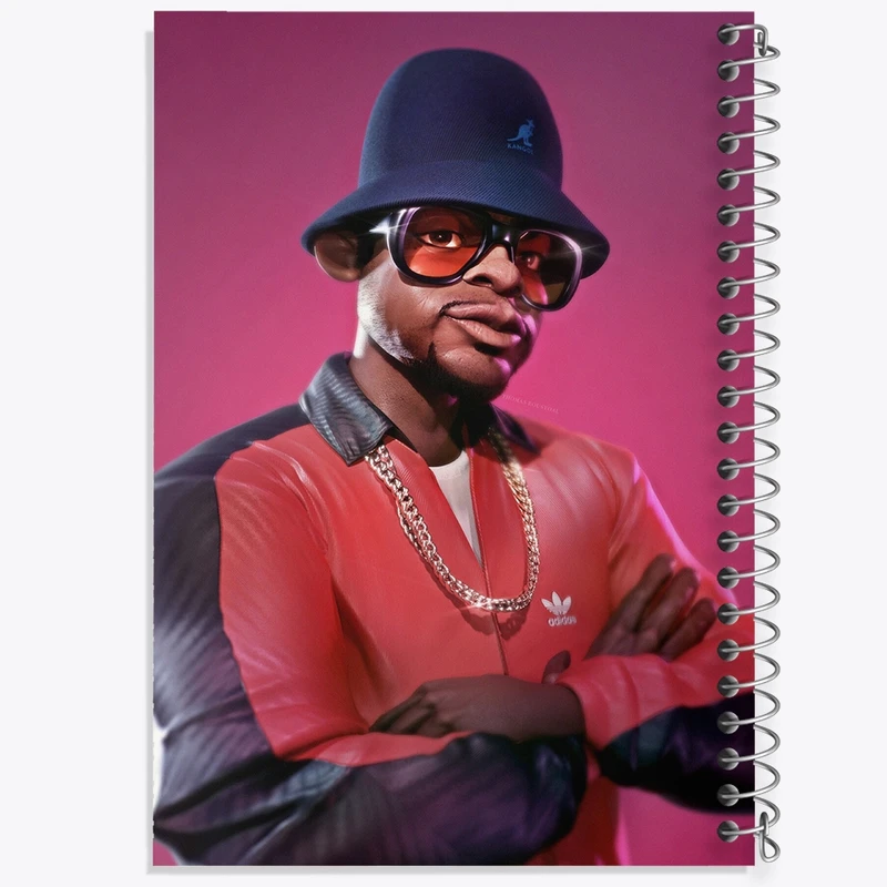 دفتر نقاشی 50 برگ خندالو طرح Rundmc کد F775