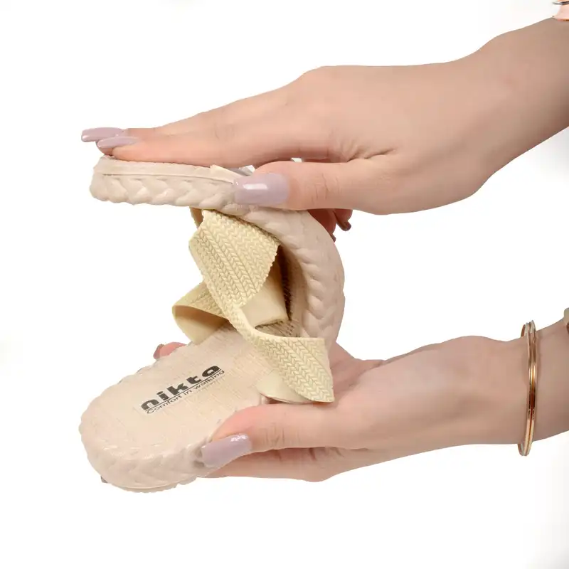 دمپایی زنانه نیکتا مدل ضربدری کد NCF.2745