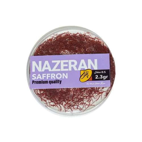 زعفران نیم مثقالی ممتاز ناظران - 2.3 گرم