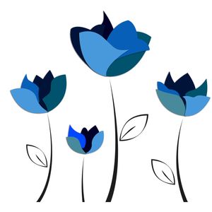 نقد و بررسی استیکر دیواری صالسو آرت طرح blue flower sali توسط خریداران