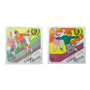 تمبر یادگاری مدل ورزشی کد bc-2064 مجموعه 2 عددی