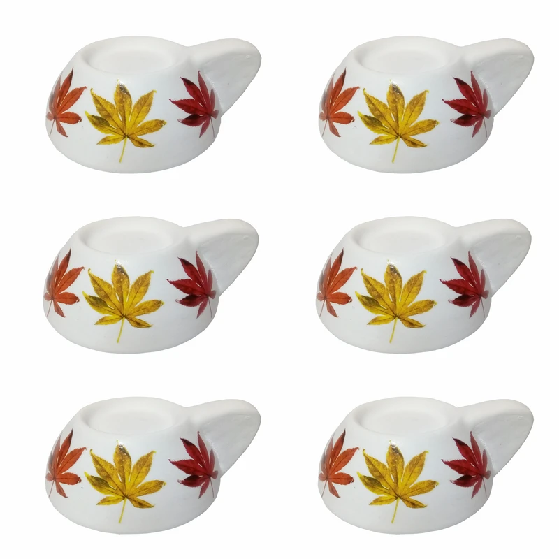 جاشمعی طرح پاییزی کد AA 27 بسته 6 عددی