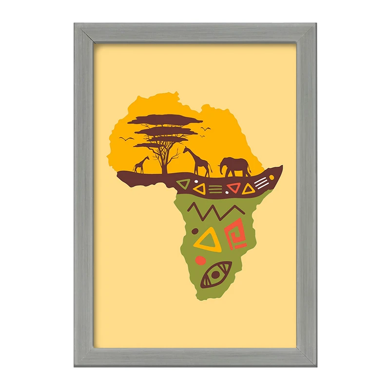 تابلو خندالو طرح آفریقا Africa کد 29825