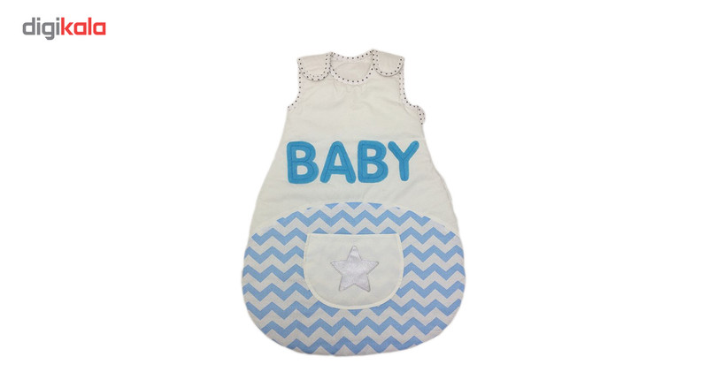 قنداق مدل کیسه خواب طرح Baby زیگزاگ کد 970019 قنداق مدل کیسه خواب طرح Baby زیگزاگ کد 970019