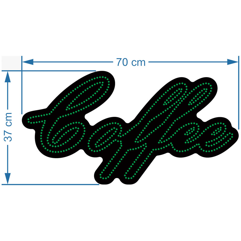 تابلو ال ای دی آیاز مدل کافی کد G585