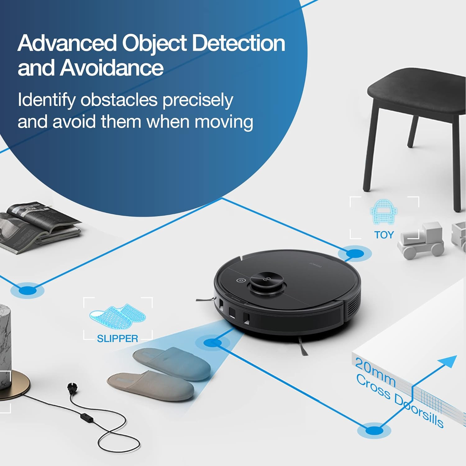 جاروبرقی اکووکس رباتیک مدل DEEBOT N8 جاروبرقی اکووکس رباتیک مدل DEEBOT N8