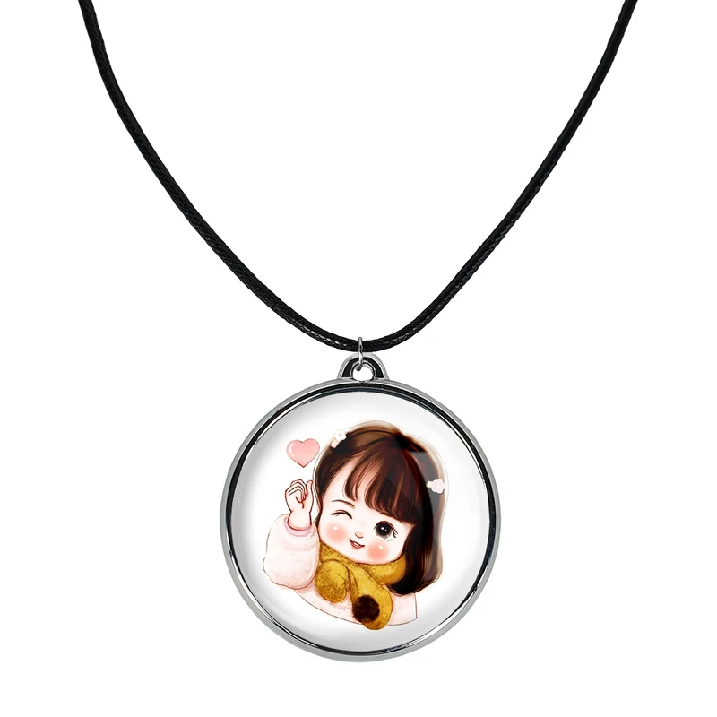 گردنبند خندالو مدل دخترانه فانتزی کد 2574825753