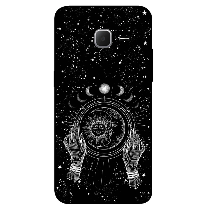کاور مگافون طرح ماه و خورشید مدل 1892 مناسب برای گوشی موبایل سامسونگ Galaxy J1 Nxt / J1 mini 2016