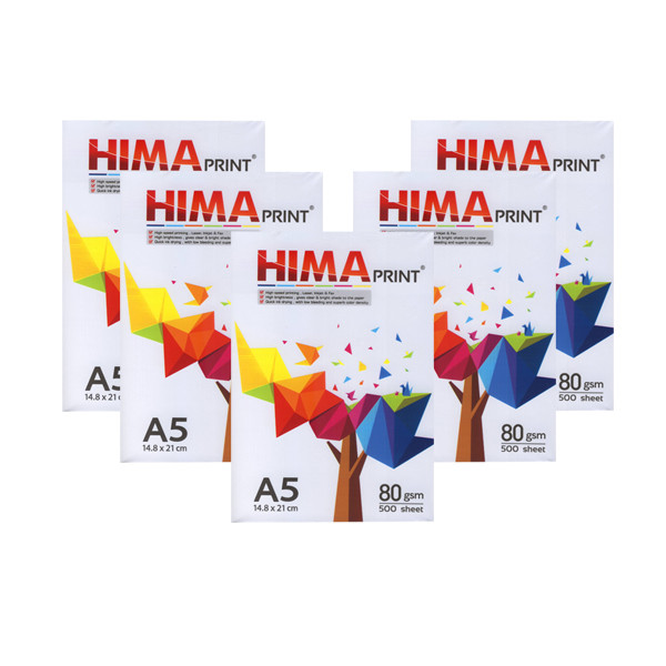 کاغذ A5 هیما مدل NHA52500 بسته 2500 عددی کاغذ A5 هیما مدل NHA52500 بسته 2500 عددی