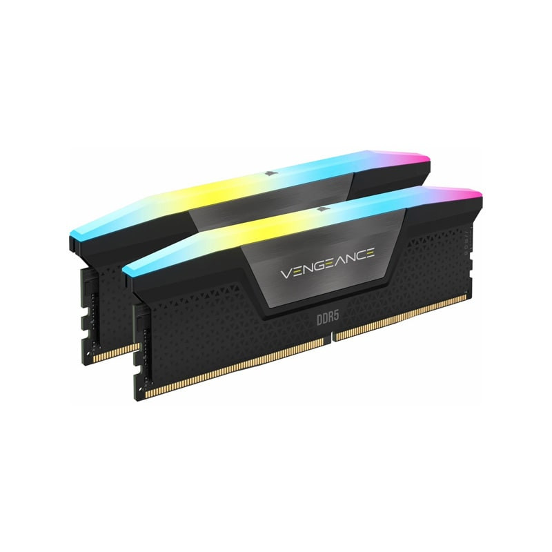 رم دسکتاپ DDR5 دو کاناله 7200 مگاهرتز CL34 کورسیر مدل VENGEANCE RGB ظرفیت 32 گیگابایت