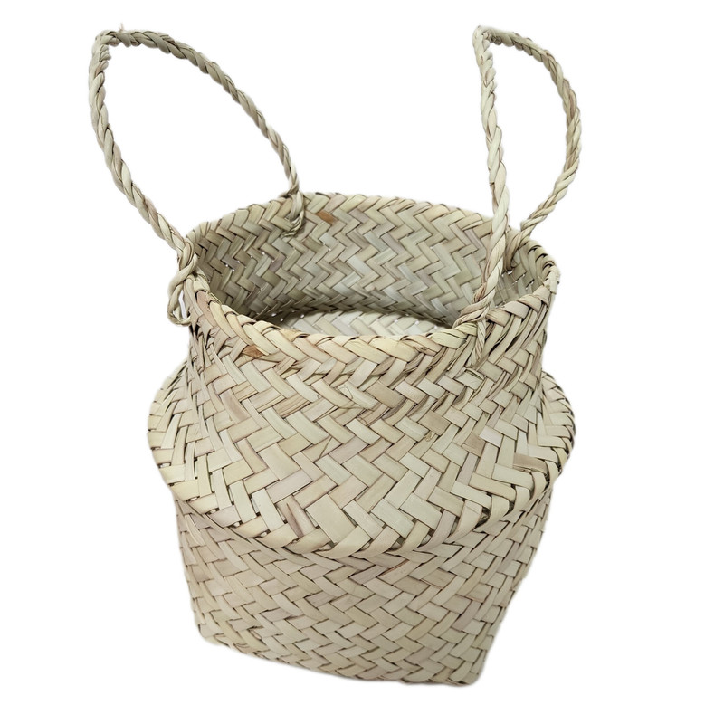 سبد حصیری طرح خمره کد H24D22