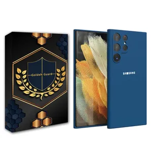 کاور گلدن گارد مدل سیلیکونی مناسب برای گوشی موبایل سامسونگ Galaxy S22 Ultra/S22ULtra